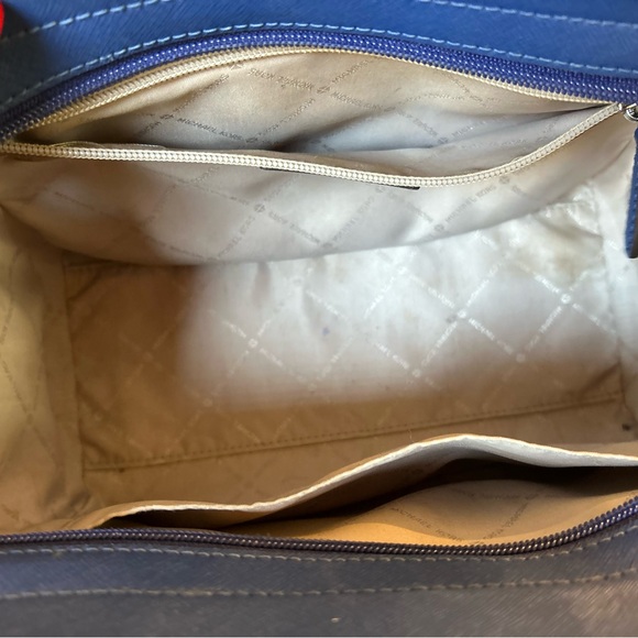 Michael Kors Royal Blue Studded Satchel - Picture 5 of 5